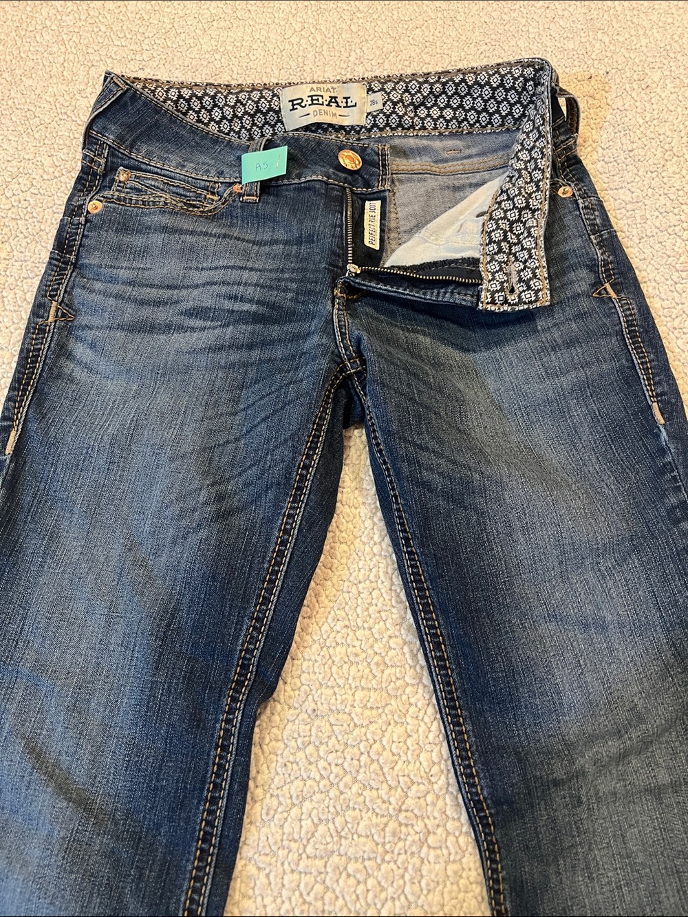 Ariat Women's Dark Blue Boot Cut Jeans